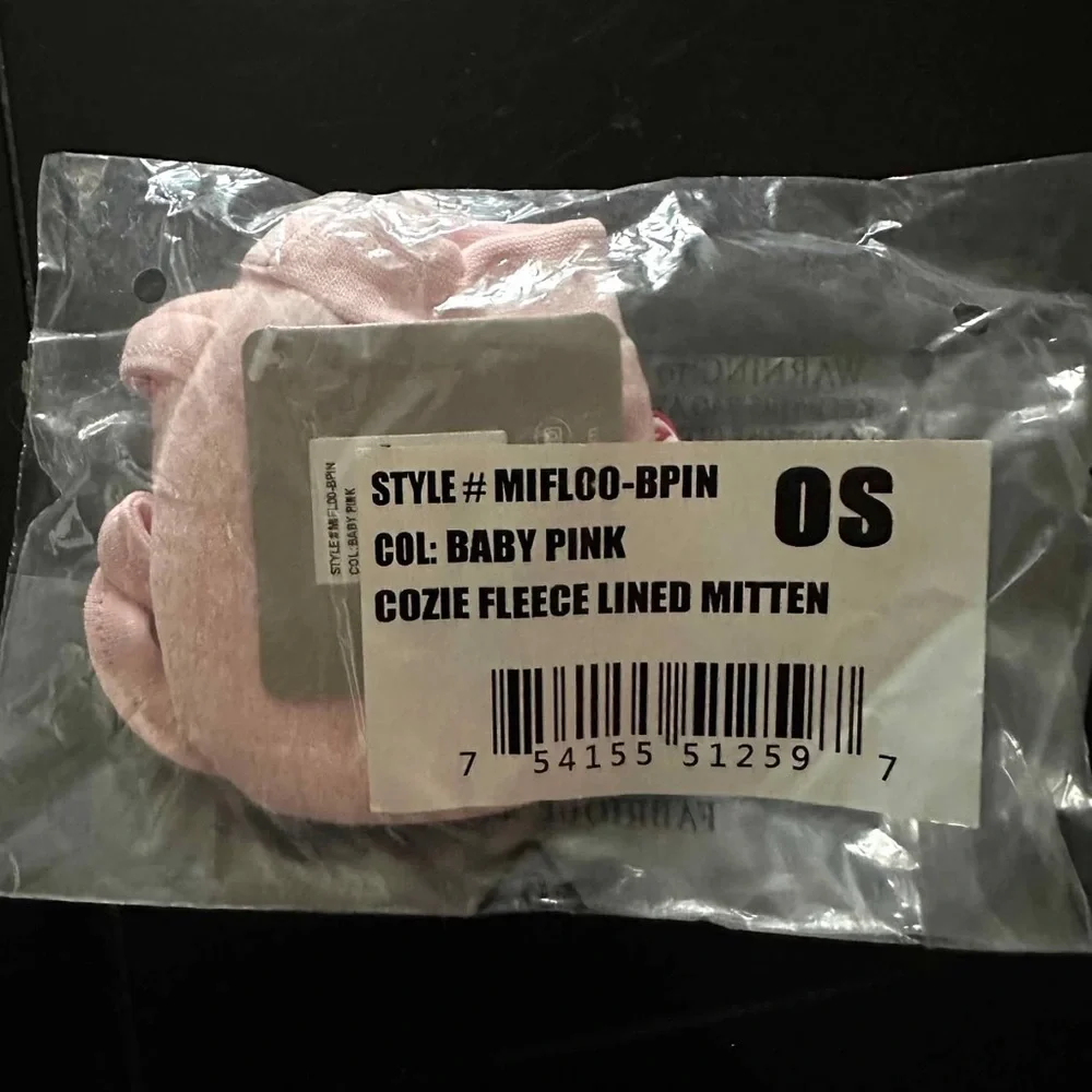 Zutano Pink Kids Mittens